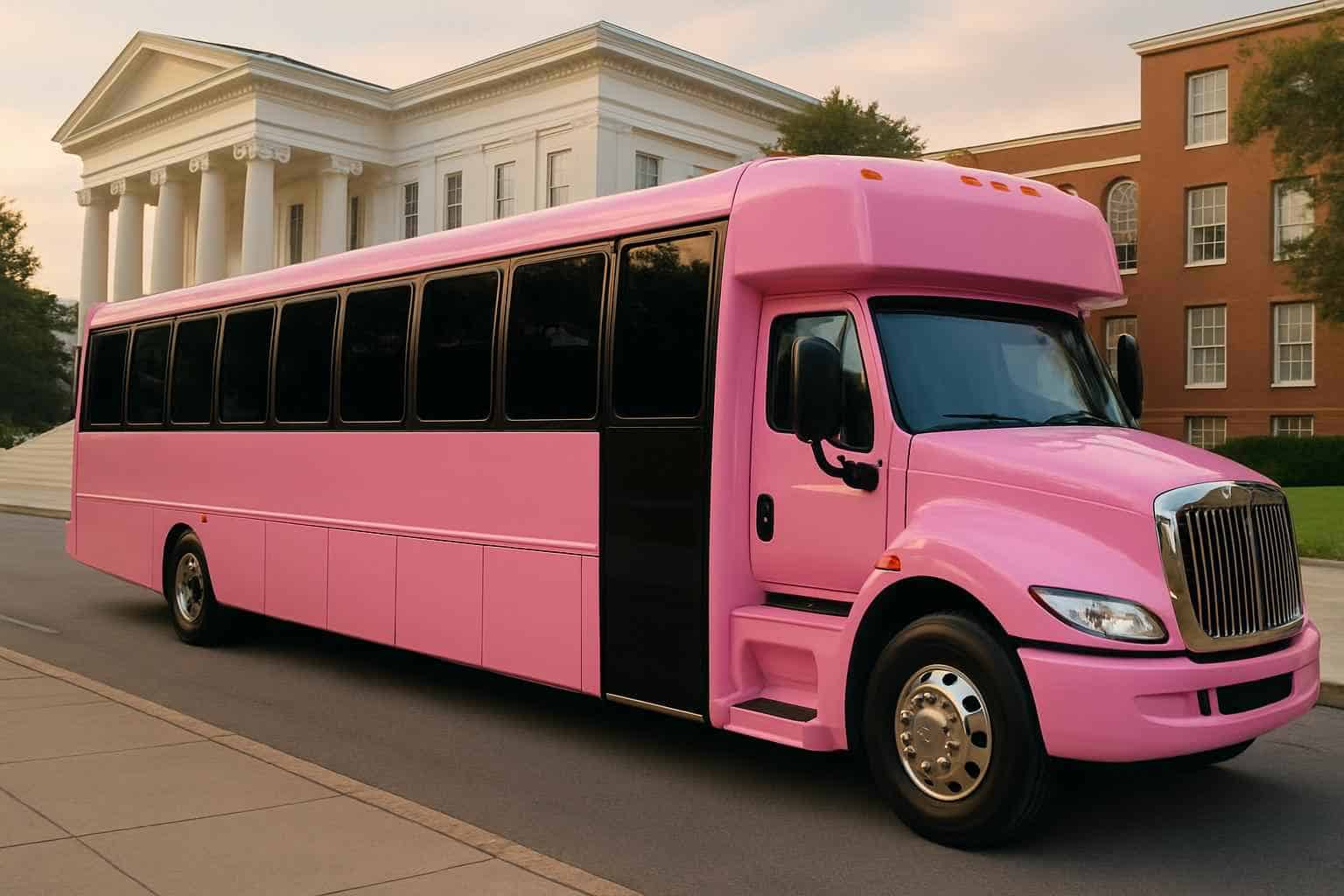 Best Pink Party Bus Company In Montgomery AL