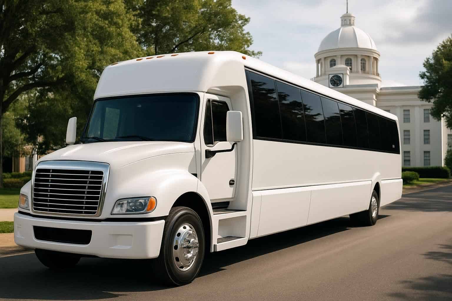 Best White Party Bus Company In Montgomery AL