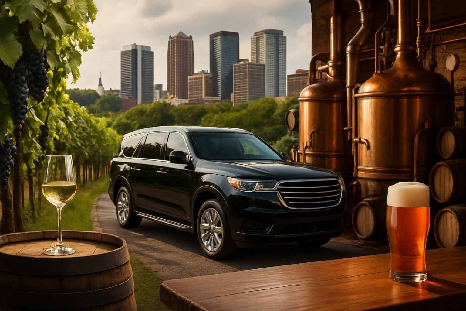 Can you handle multi-stop winery brewery city tours around Birmingham Alabama?