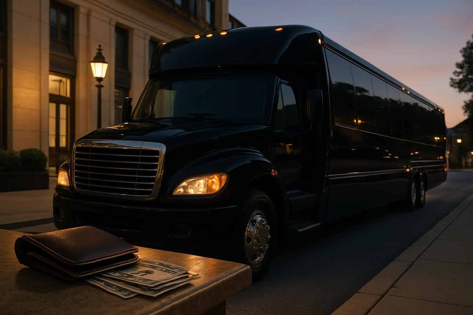 How Much Does A Black Party Bus Cost In Huntsville?