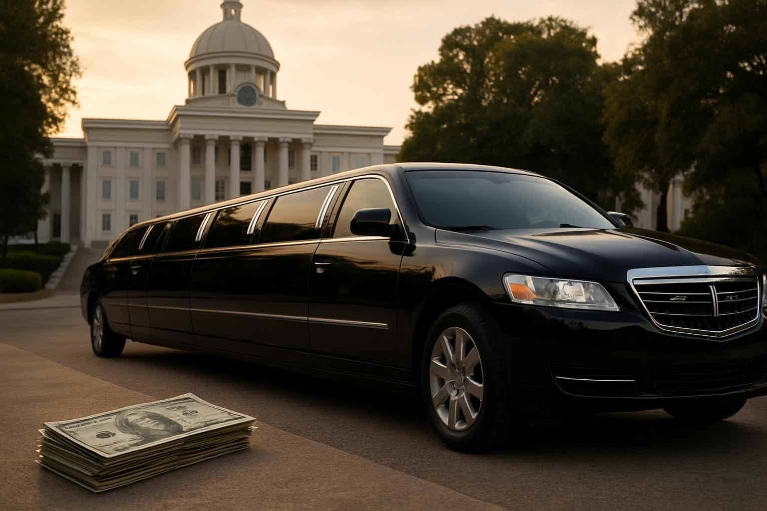How much does limo rental cost in Montgomery Alabama?