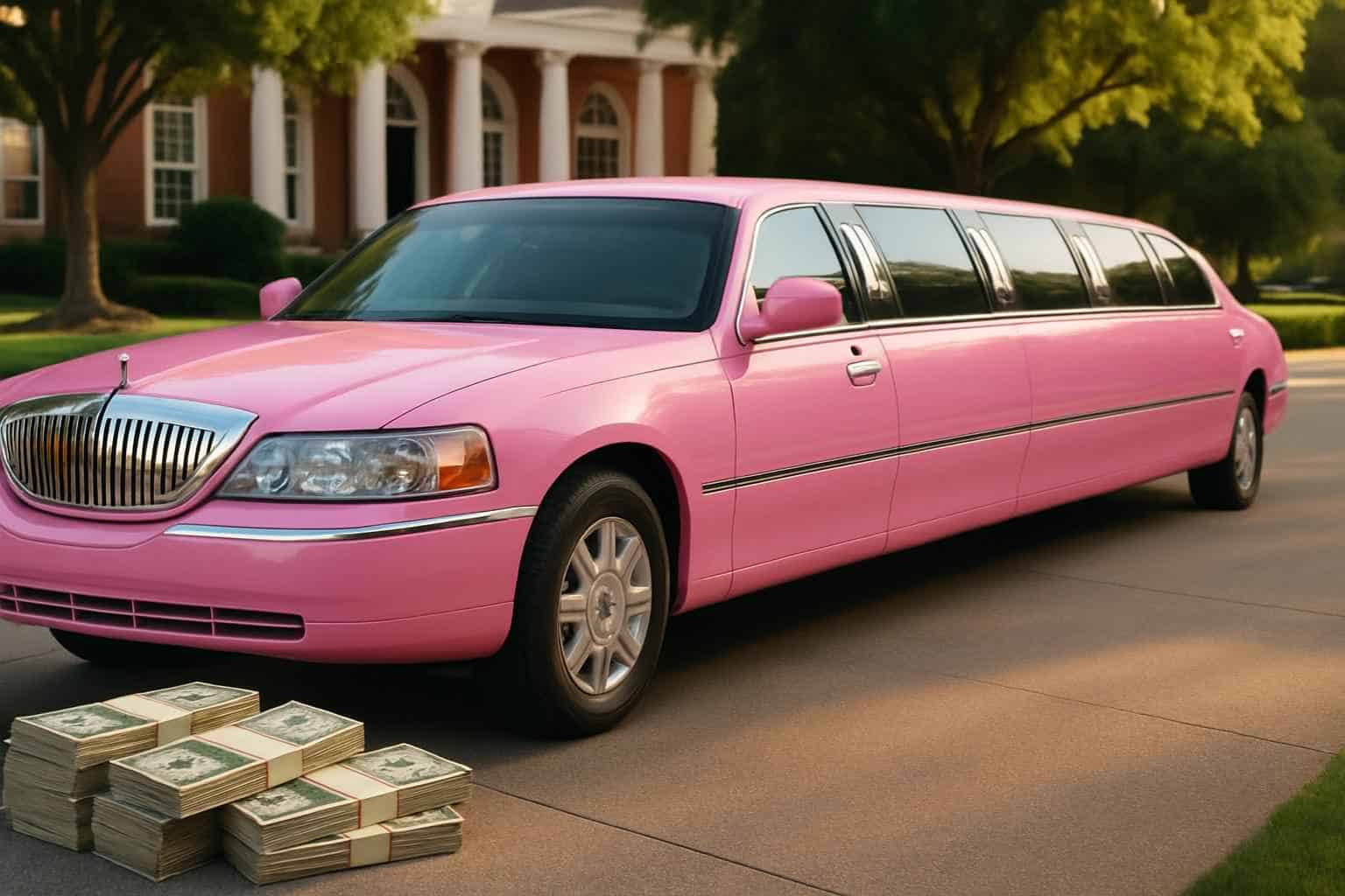 How much does pink limo rental cost in Huntsville Alabama