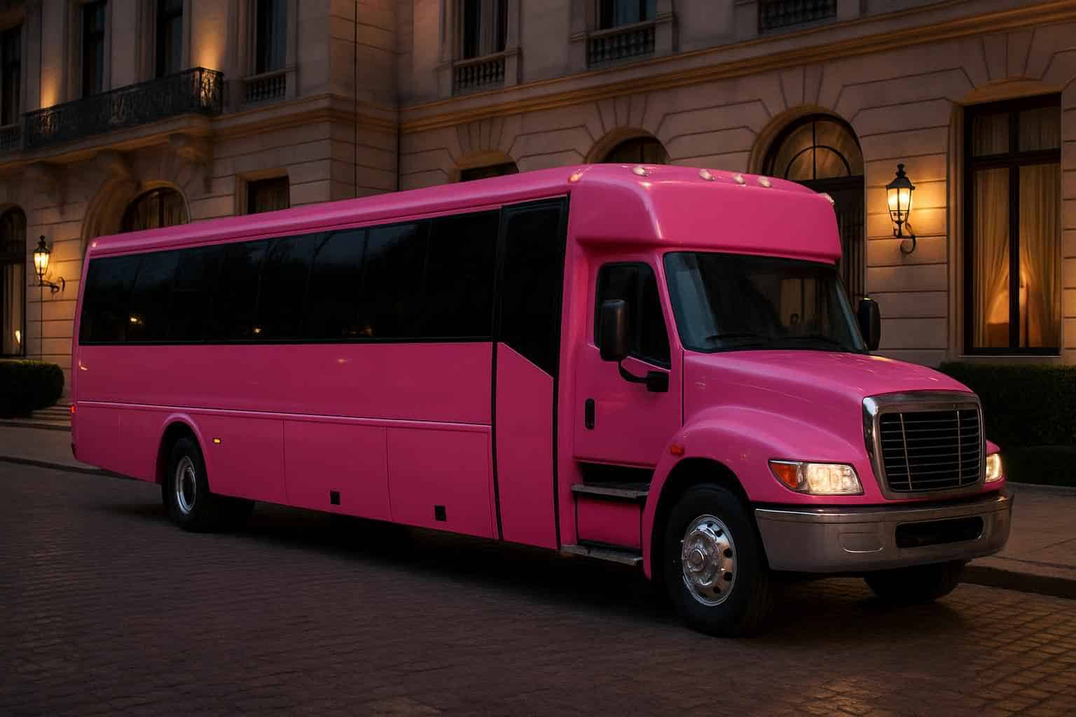 How much does pink party bus rental cost in Birmingham Alabama?