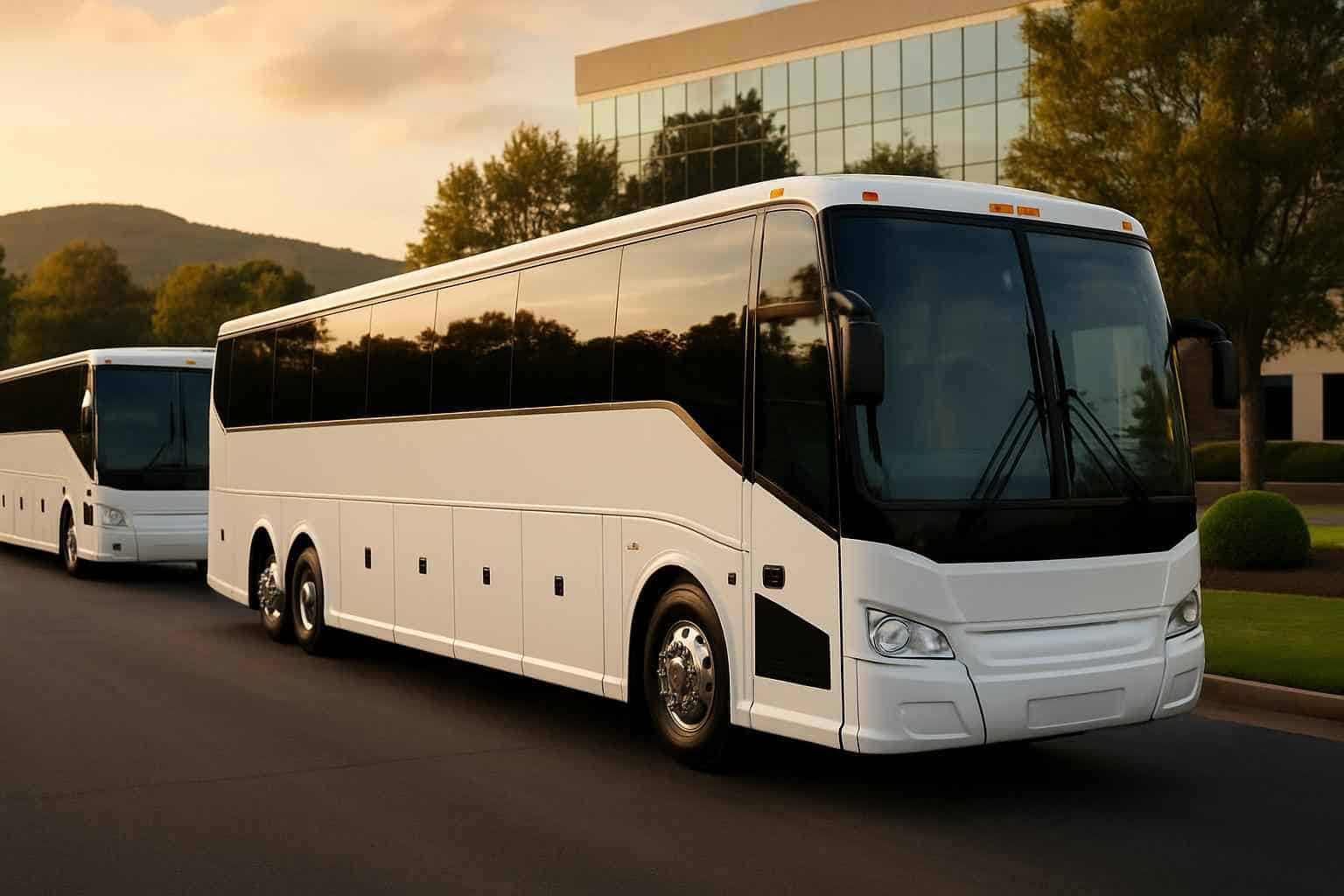 Huntsville Alabama White Buses