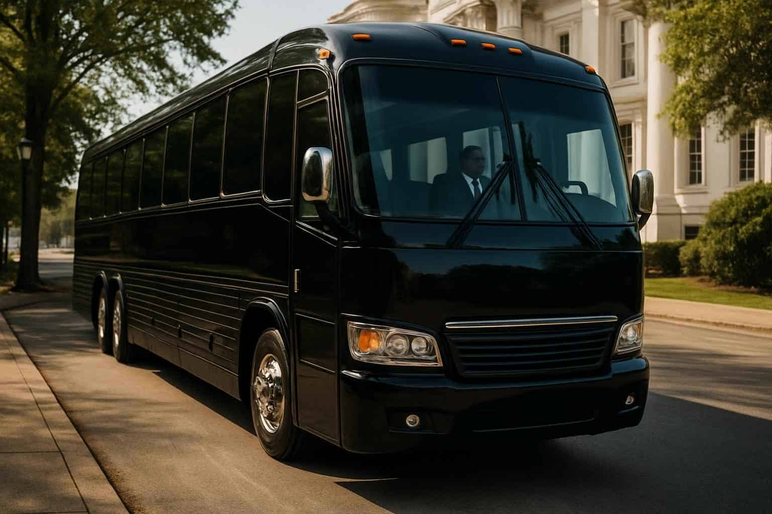 Luxury Black Bus Service In Montgomery Alabama