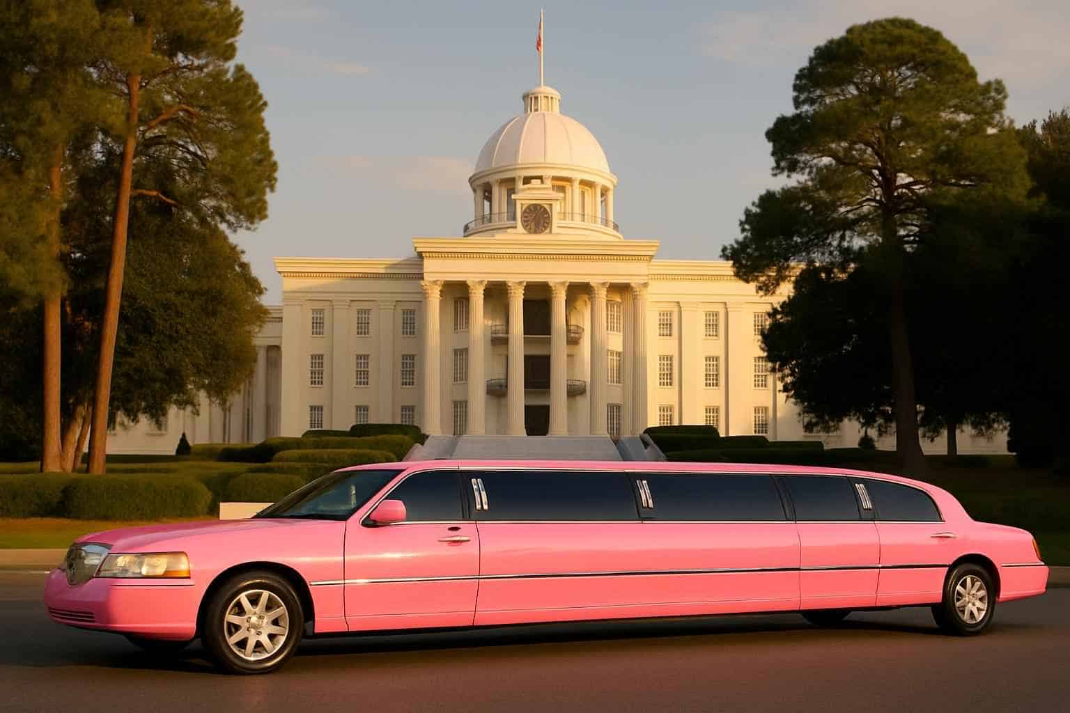 Montgomery Alabama Pink Limo Service