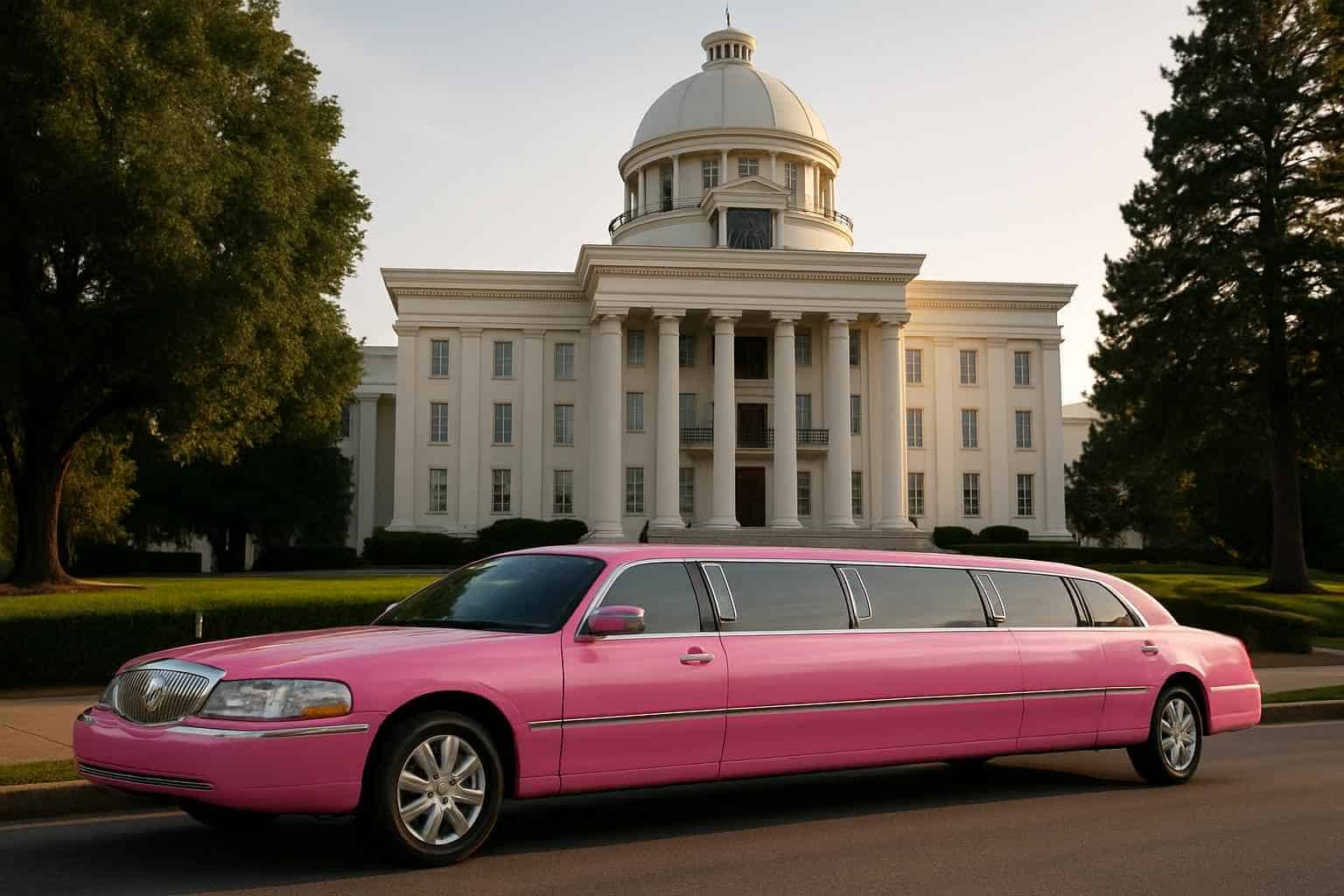 Pink Limo Rental Services in Montgomery Alabama