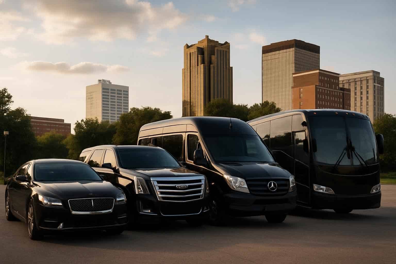 What vehicle sizes do you offer in Birmingham Alabama (sedans SUVs Sprinters party buses charter coaches)