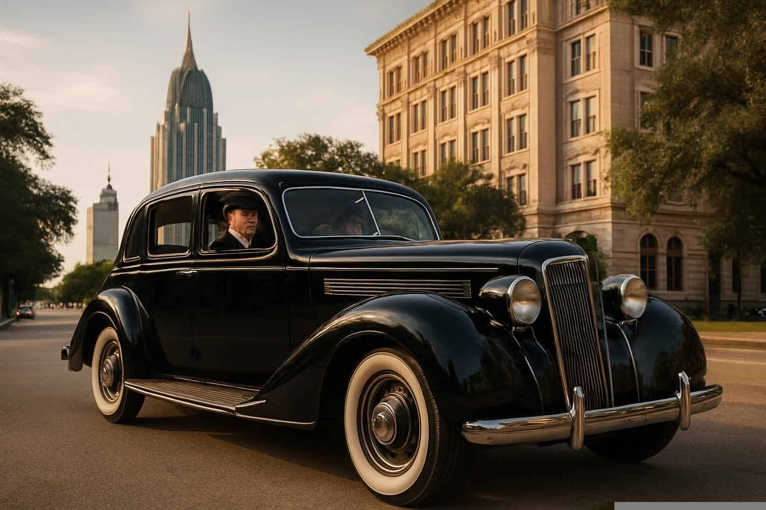 Antique Vehicle Rental Services with Driver in Mobile Alabama