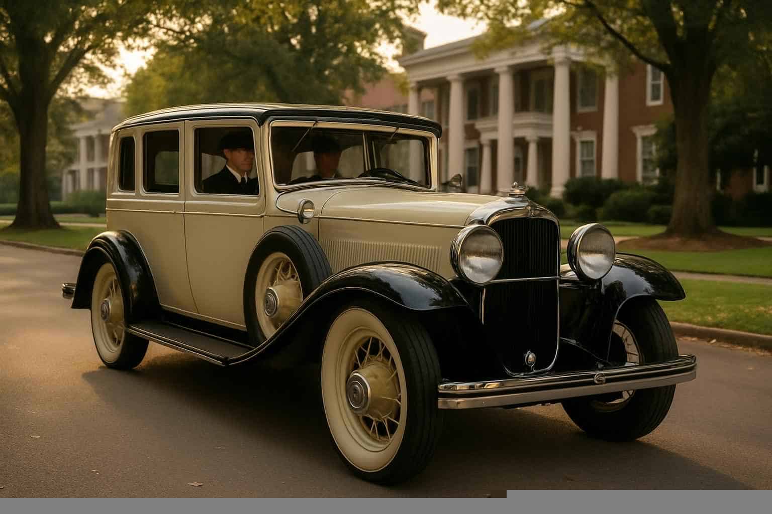 Vintage Car Rental With Driver In Tuscaloosa AL