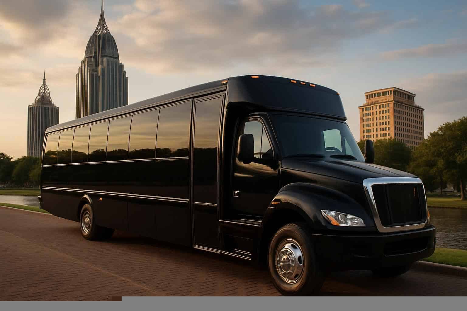 Best Black Party Bus Company In Mobile AL