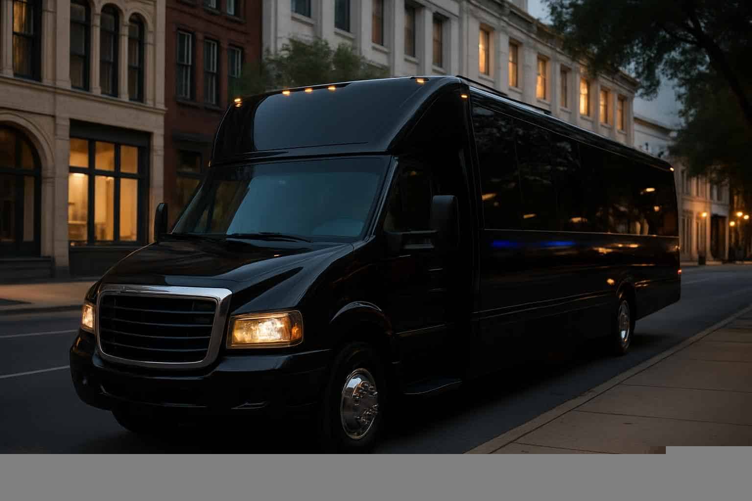 Black Party Bus Rental Services In Mobile