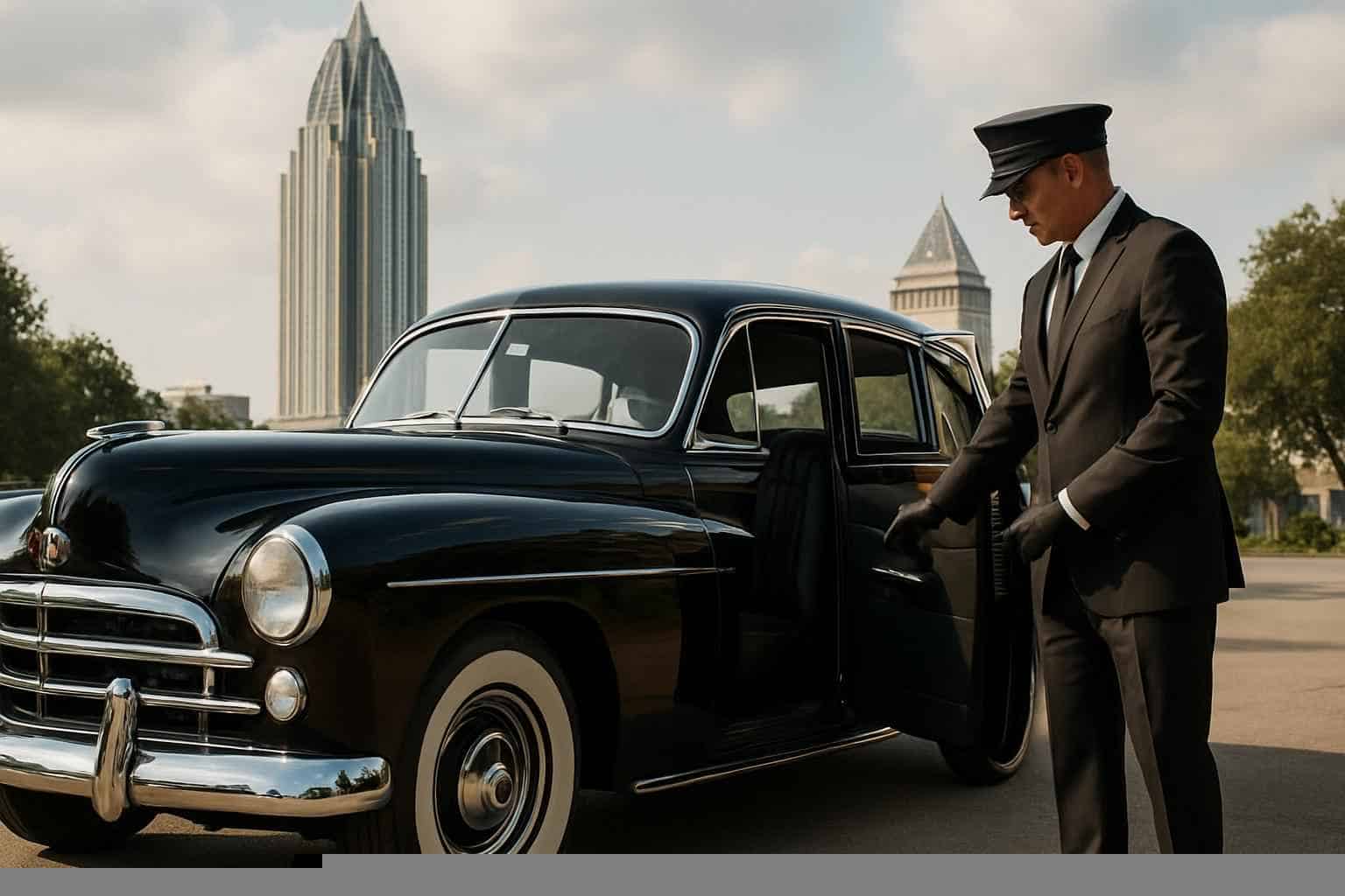 Classic Car Chauffeur Services in Mobile Alabama