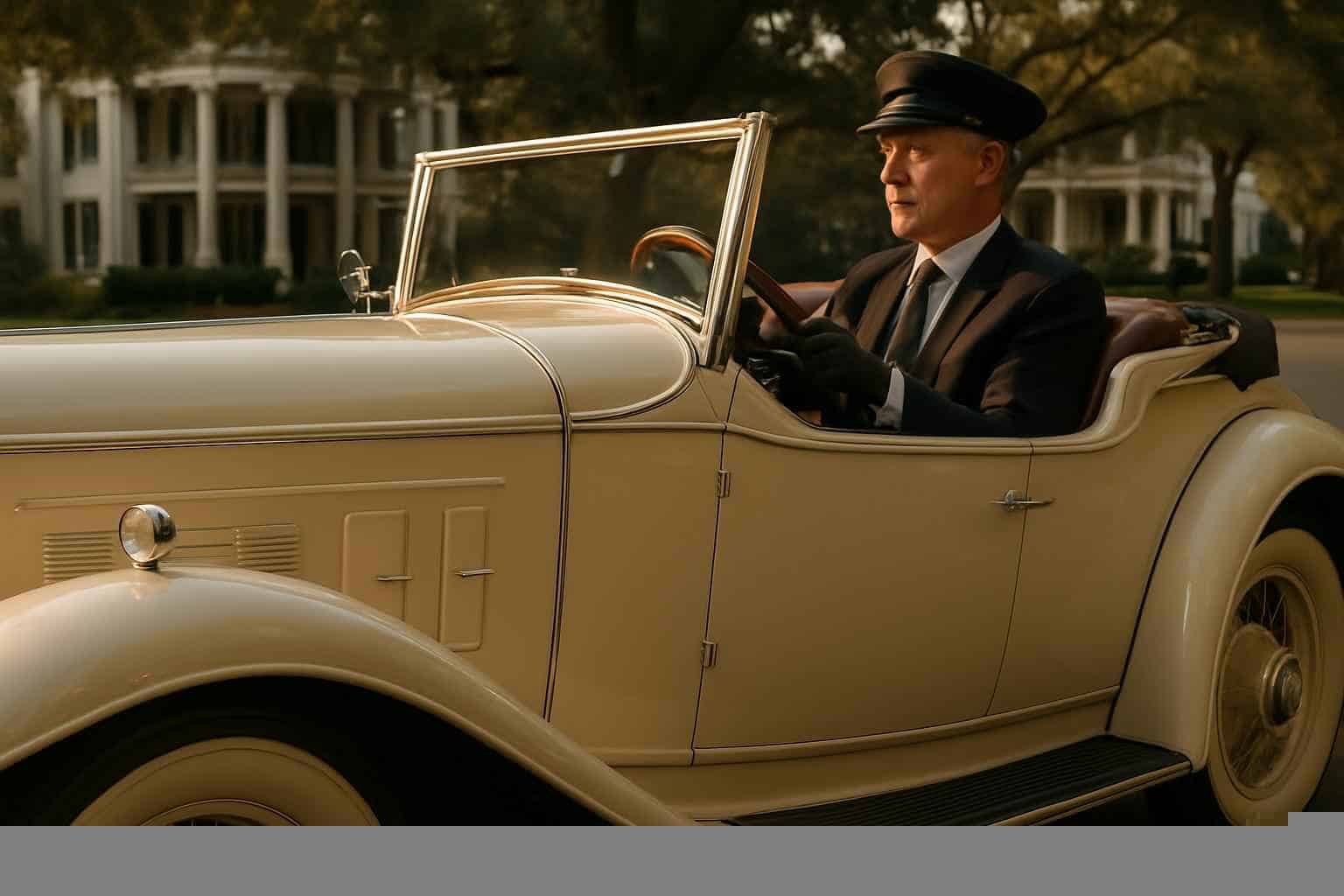 How much does antique vehicle rental with driver cost in Mobile Alabama