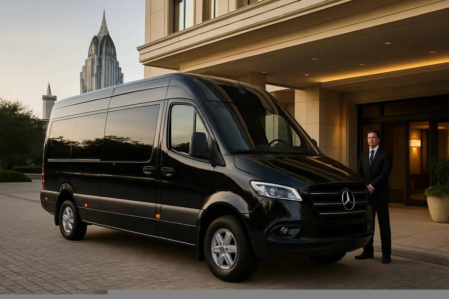Sprinter Van Rental Services with Driver in Mobile Alabama