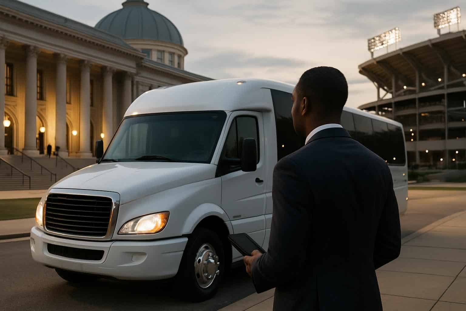 Can I book Montgomery Alabama shuttles for popular venues and stadiums