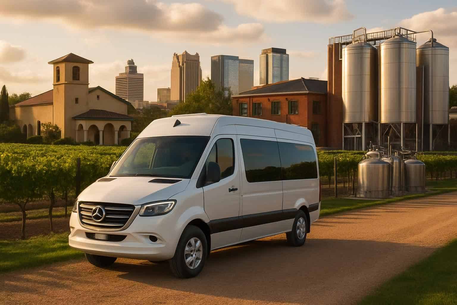 Can you handle multi-stop winery brewery city tours around Birmingham Alabama?