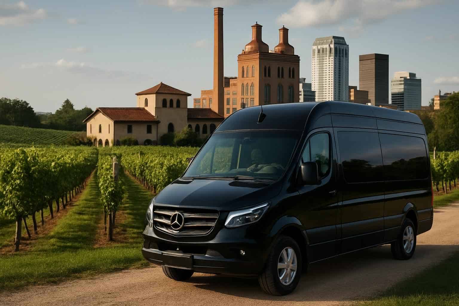 Can you handle multi-stop winery brewery city tours around Birmingham Alabama?