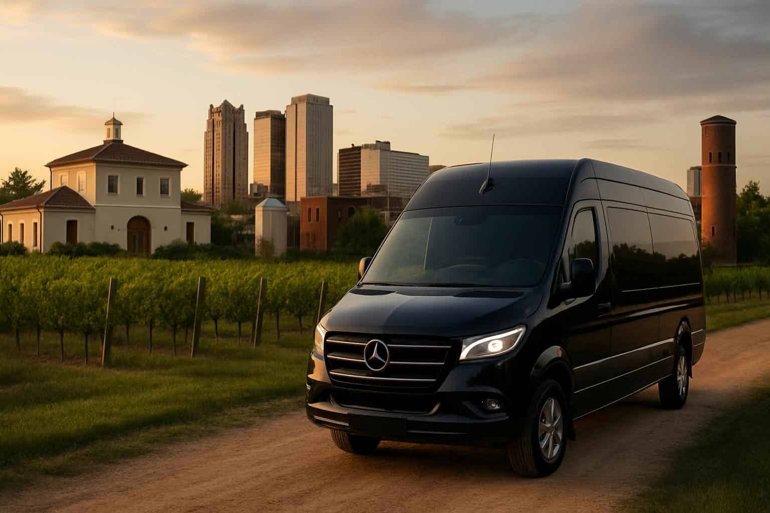 Can you handle multi-stop winery brewery city tours around Birmingham Alabama?