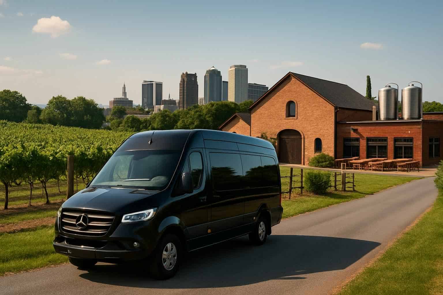 Can you handle multi-stop winery brewery city tours around Birmingham Alabama?
