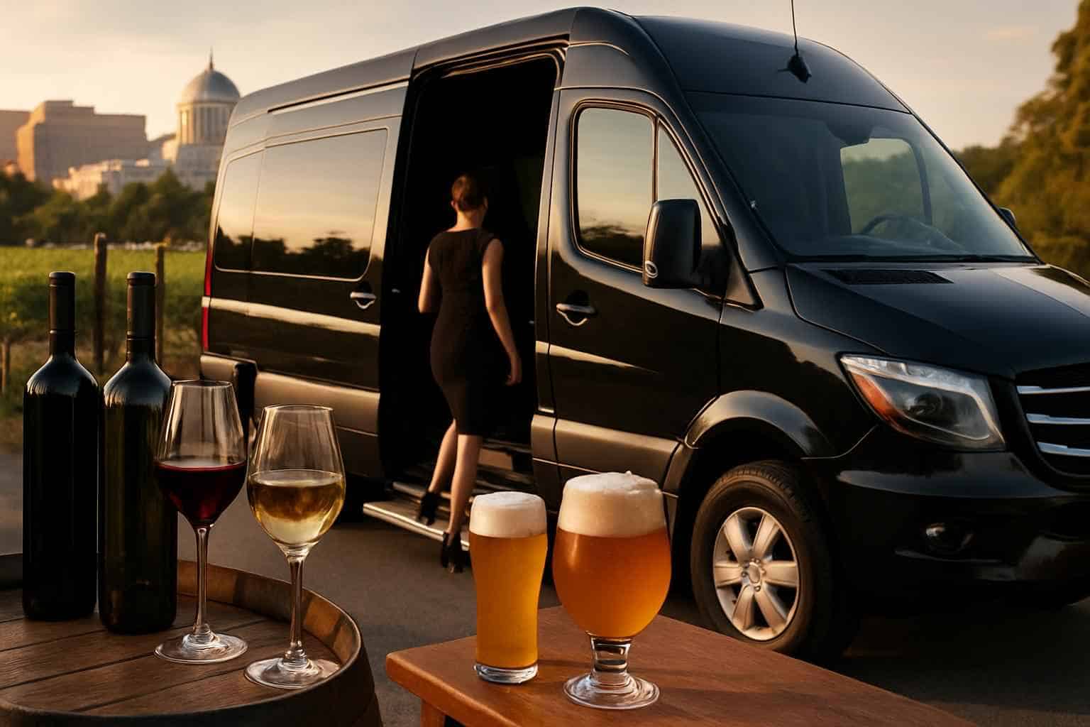 Can you handle multi-stop winery brewery city tours around Huntsville Alabama?