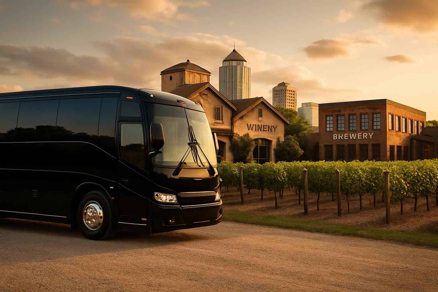 Can you handle multi-stop winery brewery city tours around Huntsville Alabama?