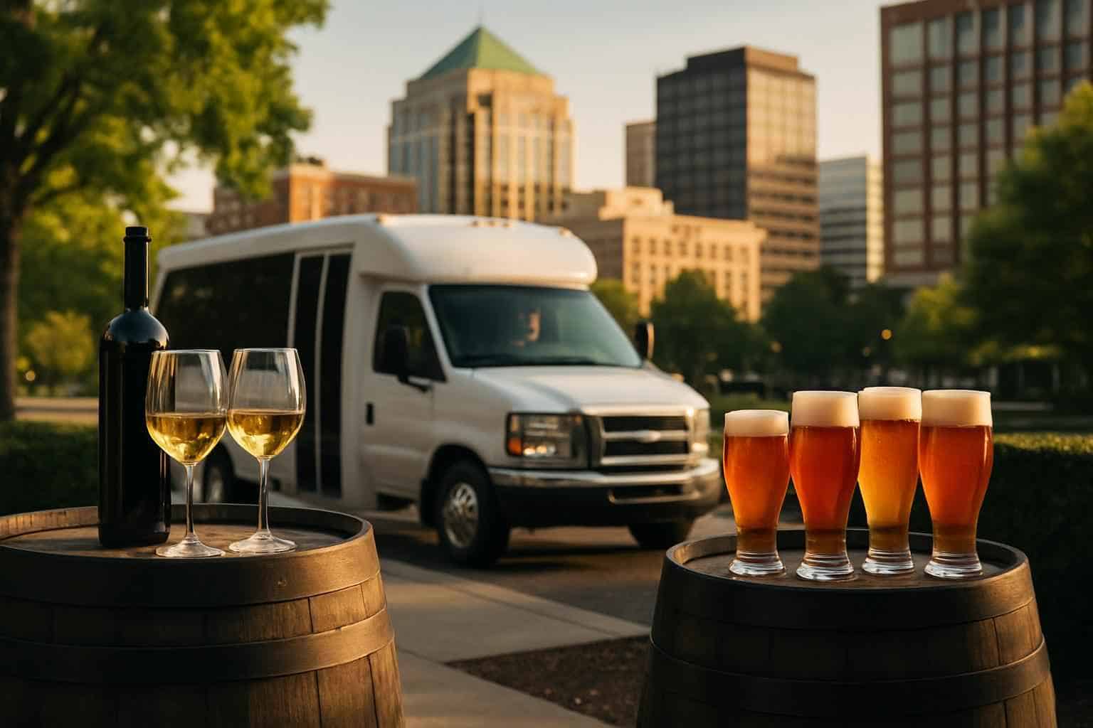 Can you handle multi-stop winery brewery city tours around Huntsville Alabama