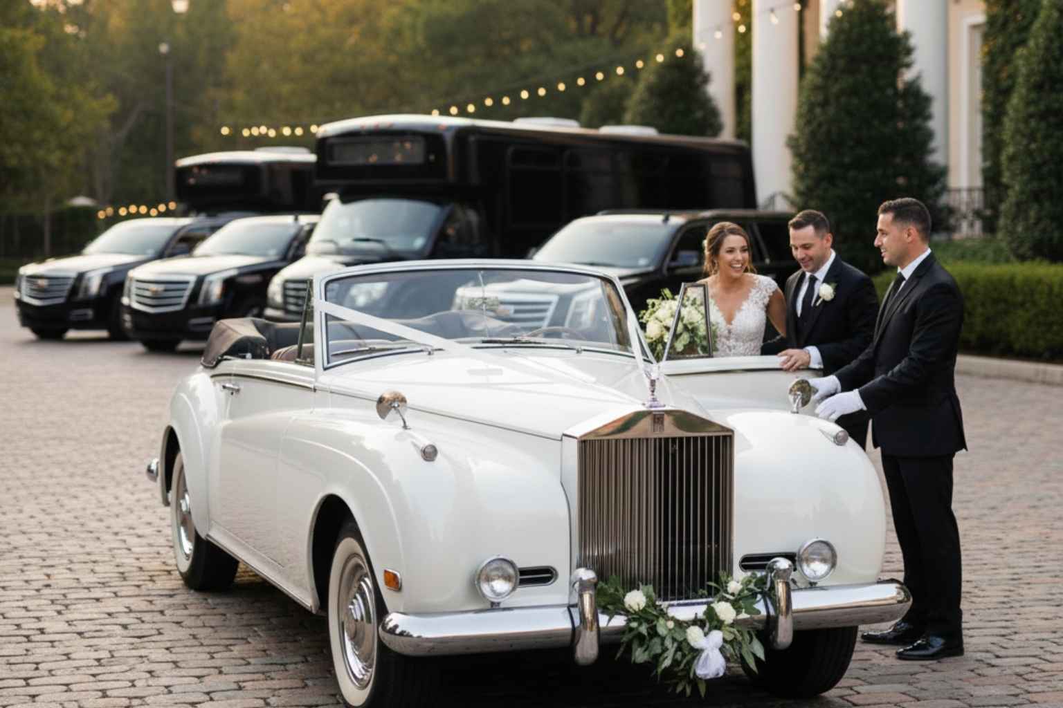 Do You Provide Wedding Day Shuttles And A Classic Vintage Getaway Car In Birmingham Alabama