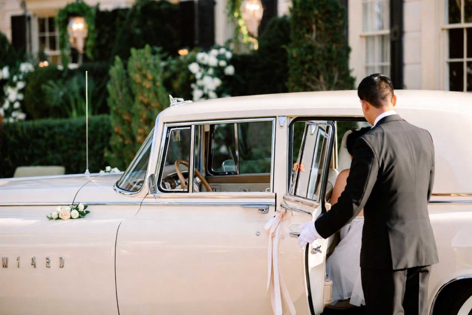 Do You Provide Wedding Day Shuttles And A Classic Vintage Getaway Car In Huntsville Alabama