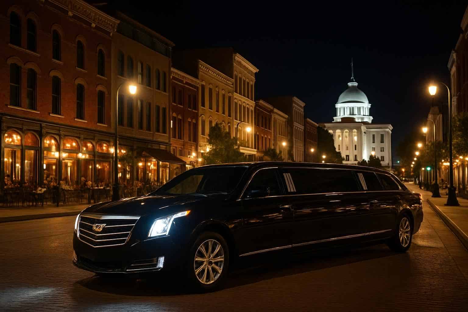 Do you service nightlife areas and downtown districts in Montgomery Alabama for hourly charters