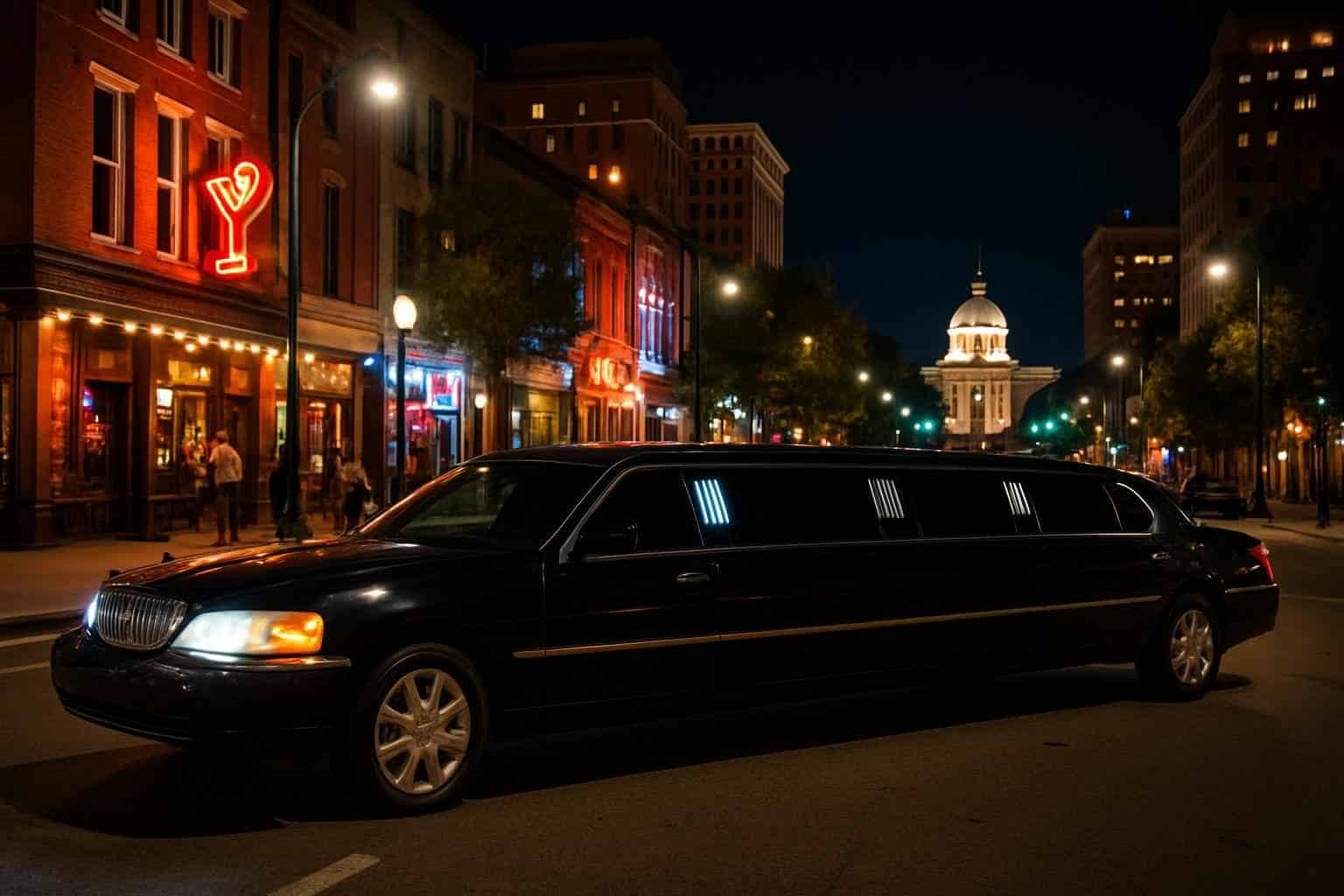 Do you service nightlife areas and downtown districts in Montgomery Alabama for hourly charters?