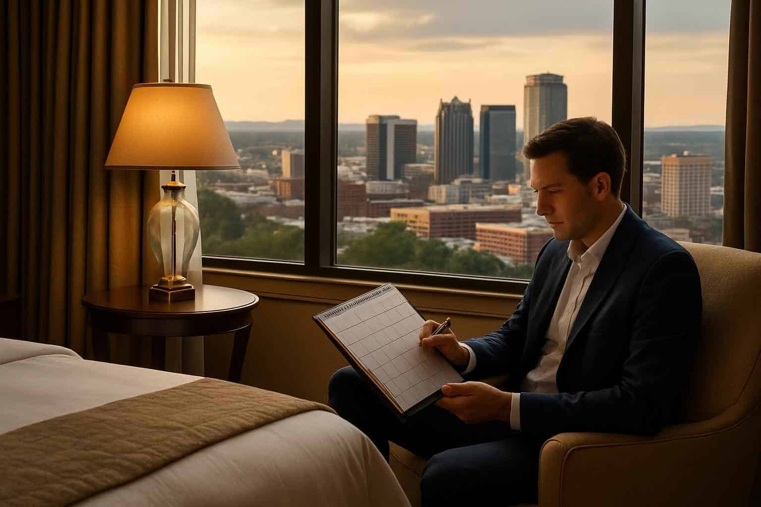 How far in advance should I reserve peak dates in Birmingham Alabama?