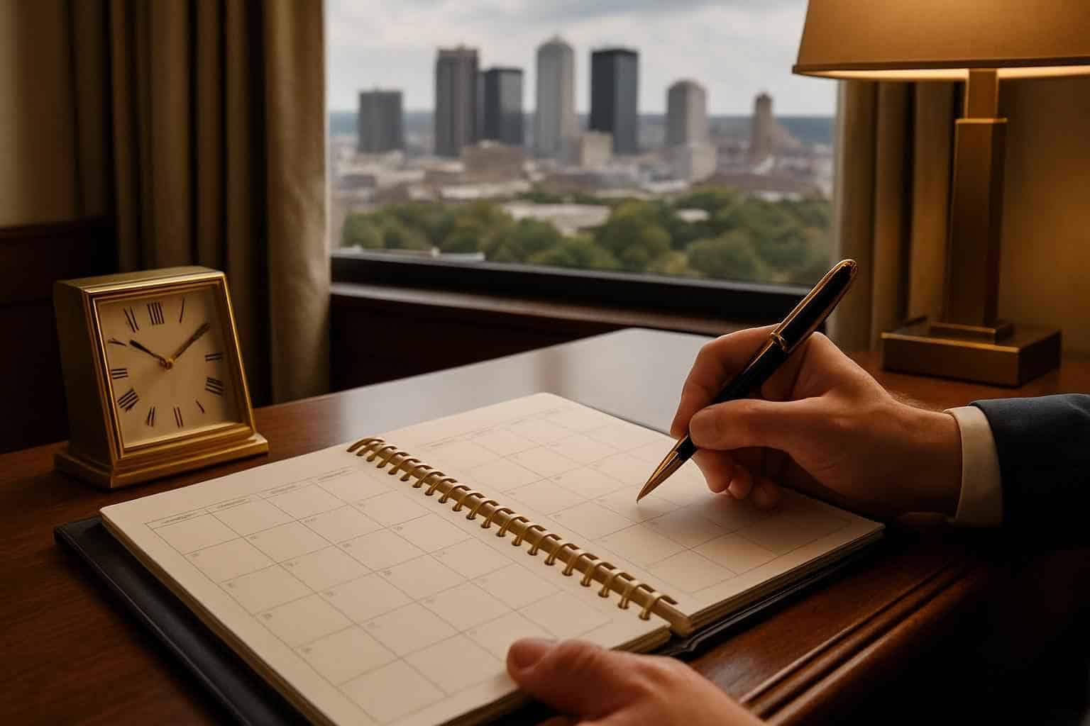 How far in advance should I reserve peak dates in Birmingham Alabama