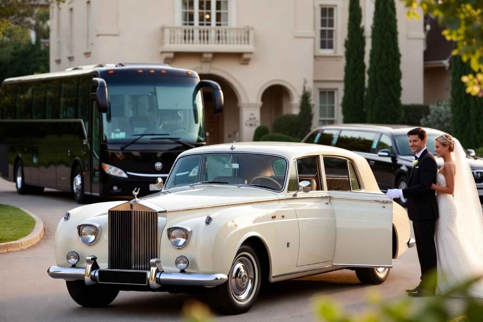 Do You Provide Wedding Day Shuttles And A Classic Vintage Getaway Car In Mobile Alabama