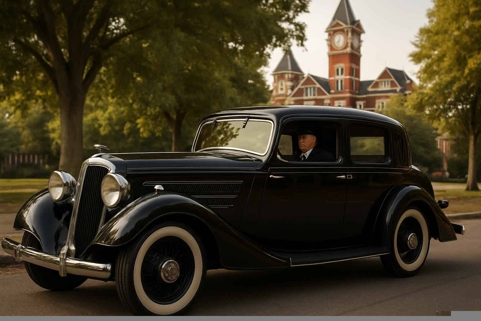 Antique Vehicle Rental Services With Driver In Auburn Alabama