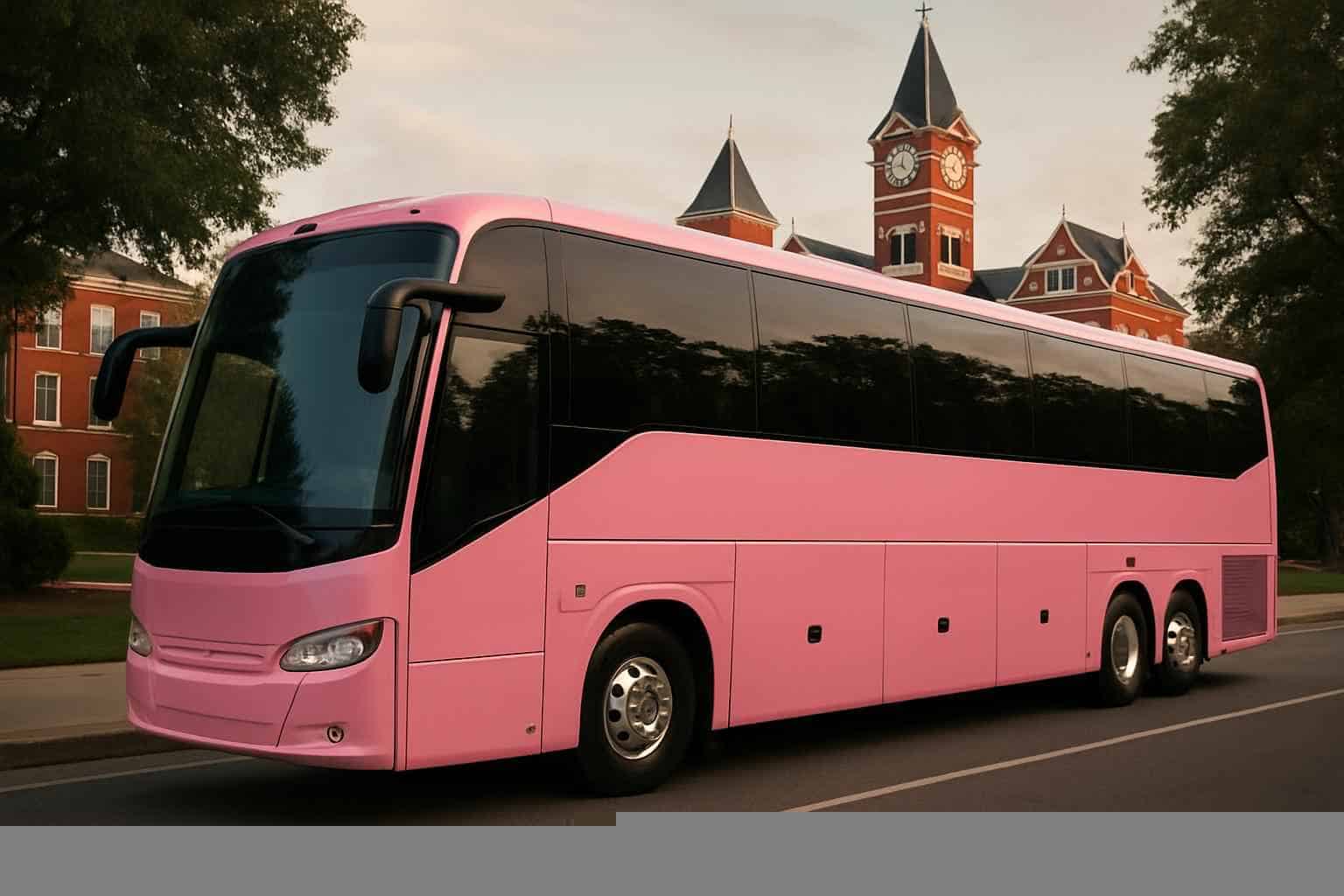 Auburn AL Pink Bus Service For Events