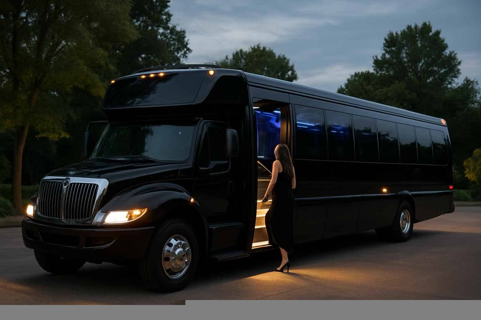 Black Party Bus Rental Services In Dothan AL