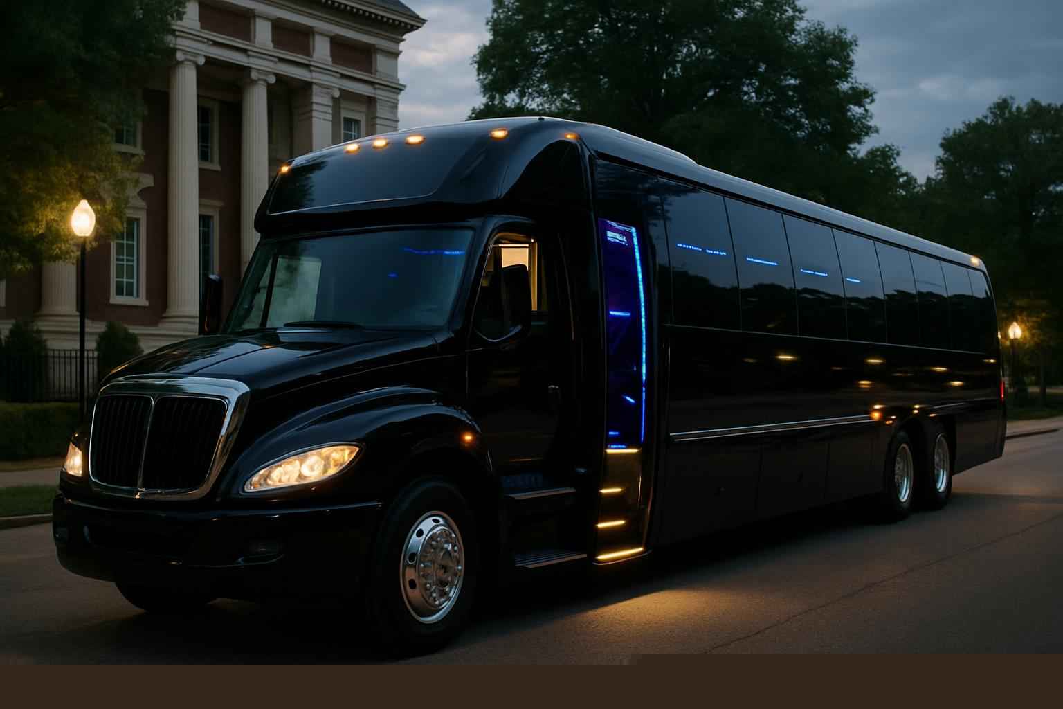 Black Party Bus Services For Tuscaloosa Events