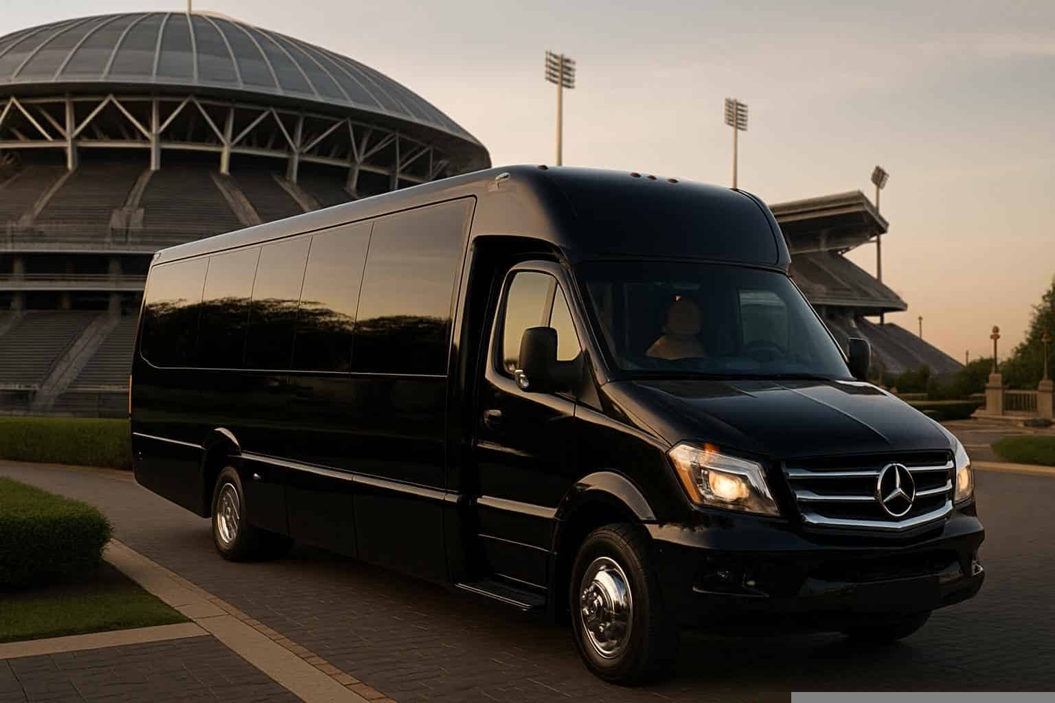 Can I book Mobile Alabama shuttles for popular venues and stadiums?