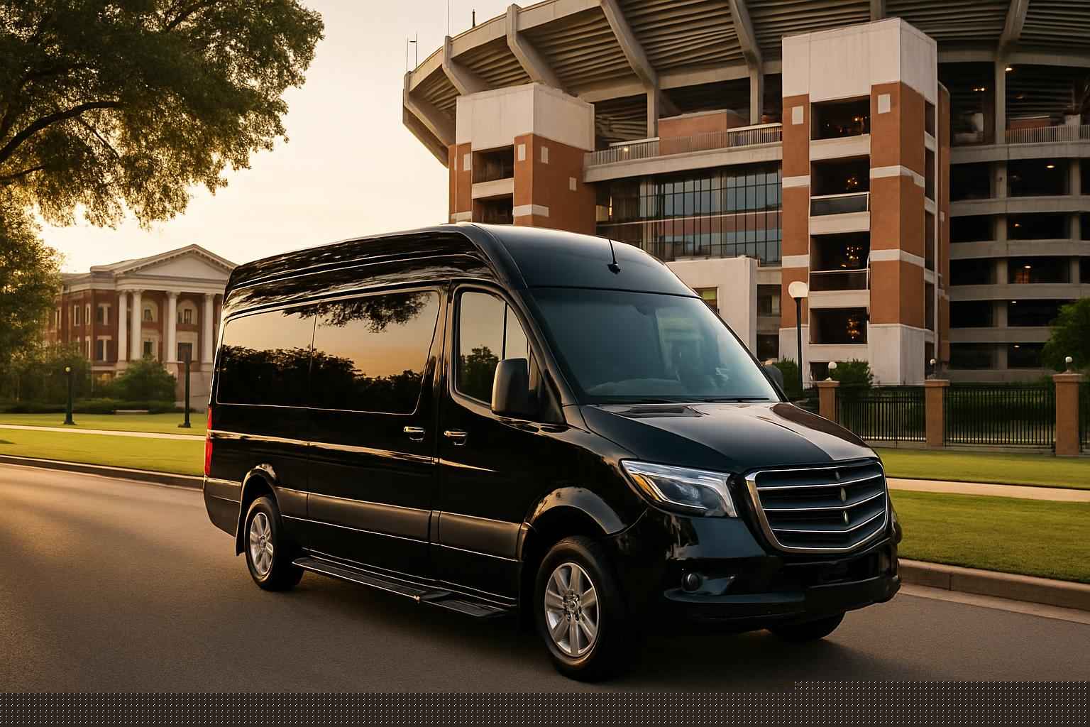 Can I book Tuscaloosa Alabama shuttles for popular venues and stadiums?