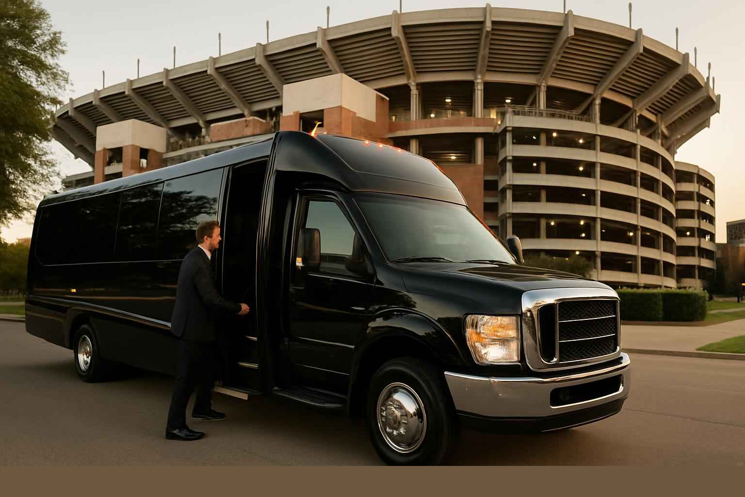 Can I book Tuscaloosa Alabama shuttles for popular venues and stadiums
