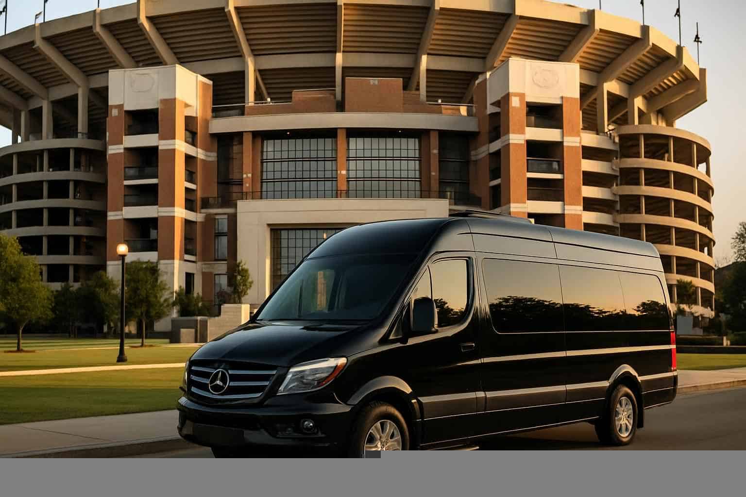Can I book Tuscaloosa Alabama shuttles for popular venues and stadiums?