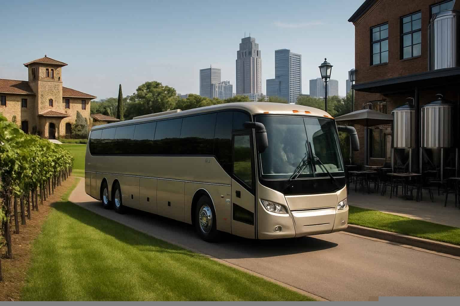 Can you handle multi-stop winery brewery city tours around Hoover Alabama