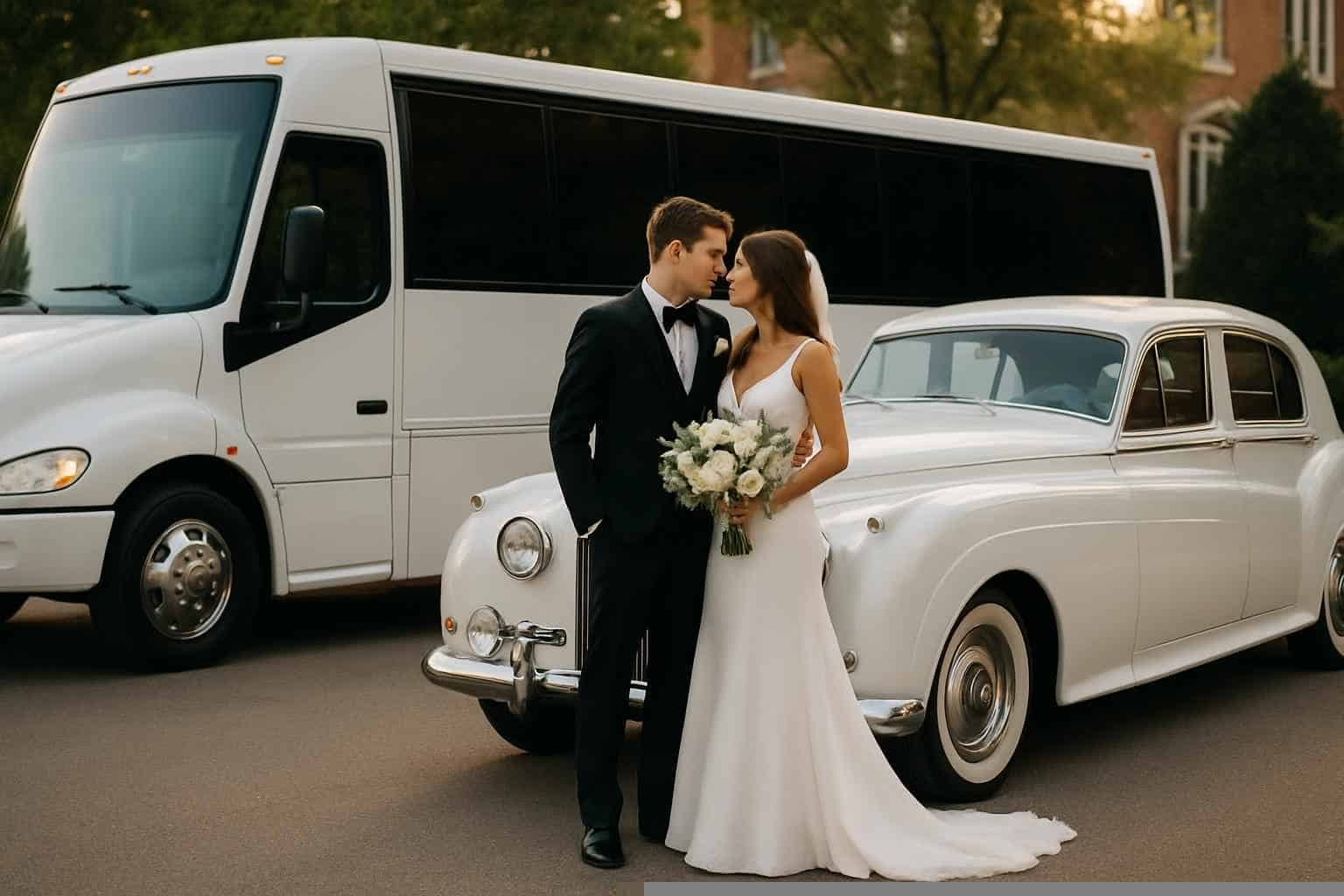 Do You Provide Wedding Day Shuttles And A Classic Vintage Getaway Car In Auburn Alabama