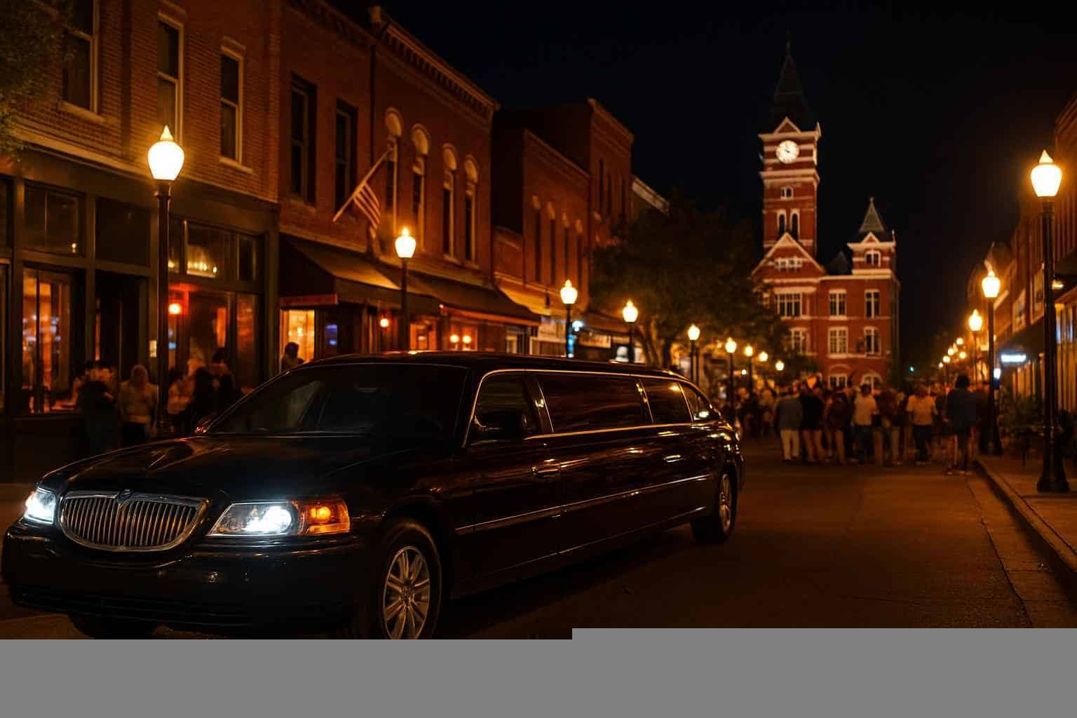 Do You Service Nightlife Areas And Downtown Districts In Auburn Alabama For Hourly Charters