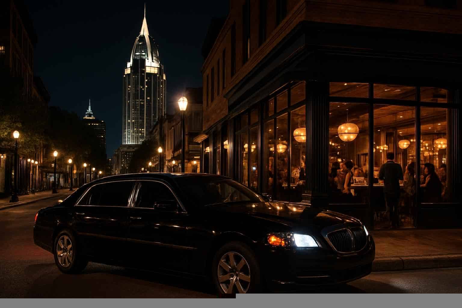 Do you service nightlife areas and downtown districts in Mobile Alabama for hourly charters?