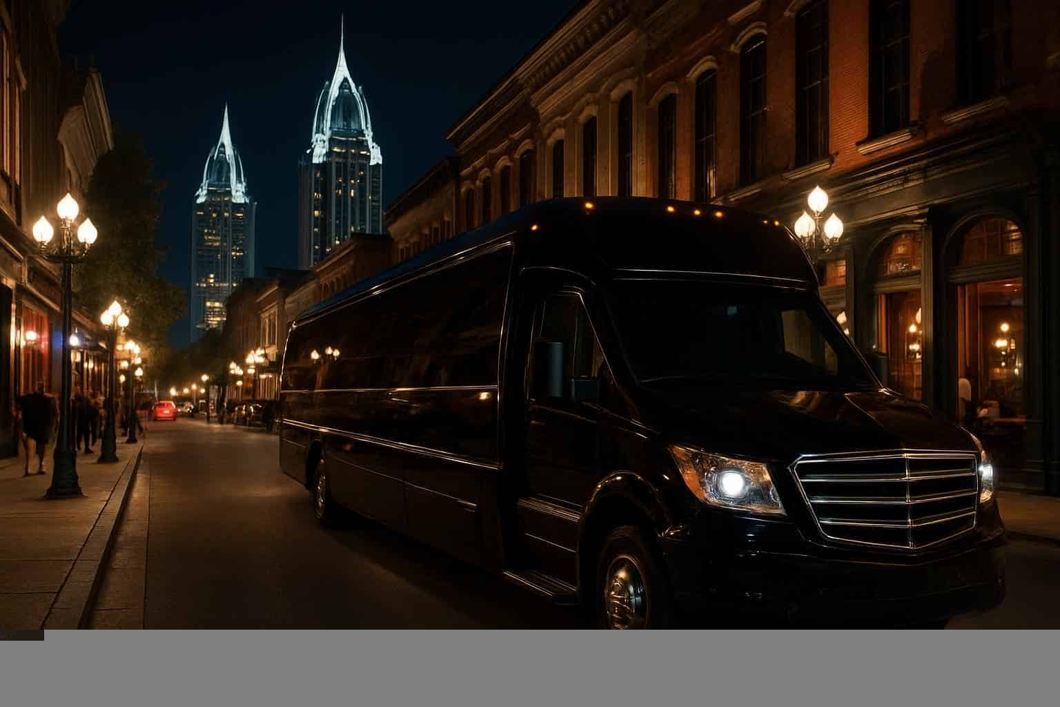 Do you service nightlife areas and downtown districts in Mobile Alabama for hourly charters?