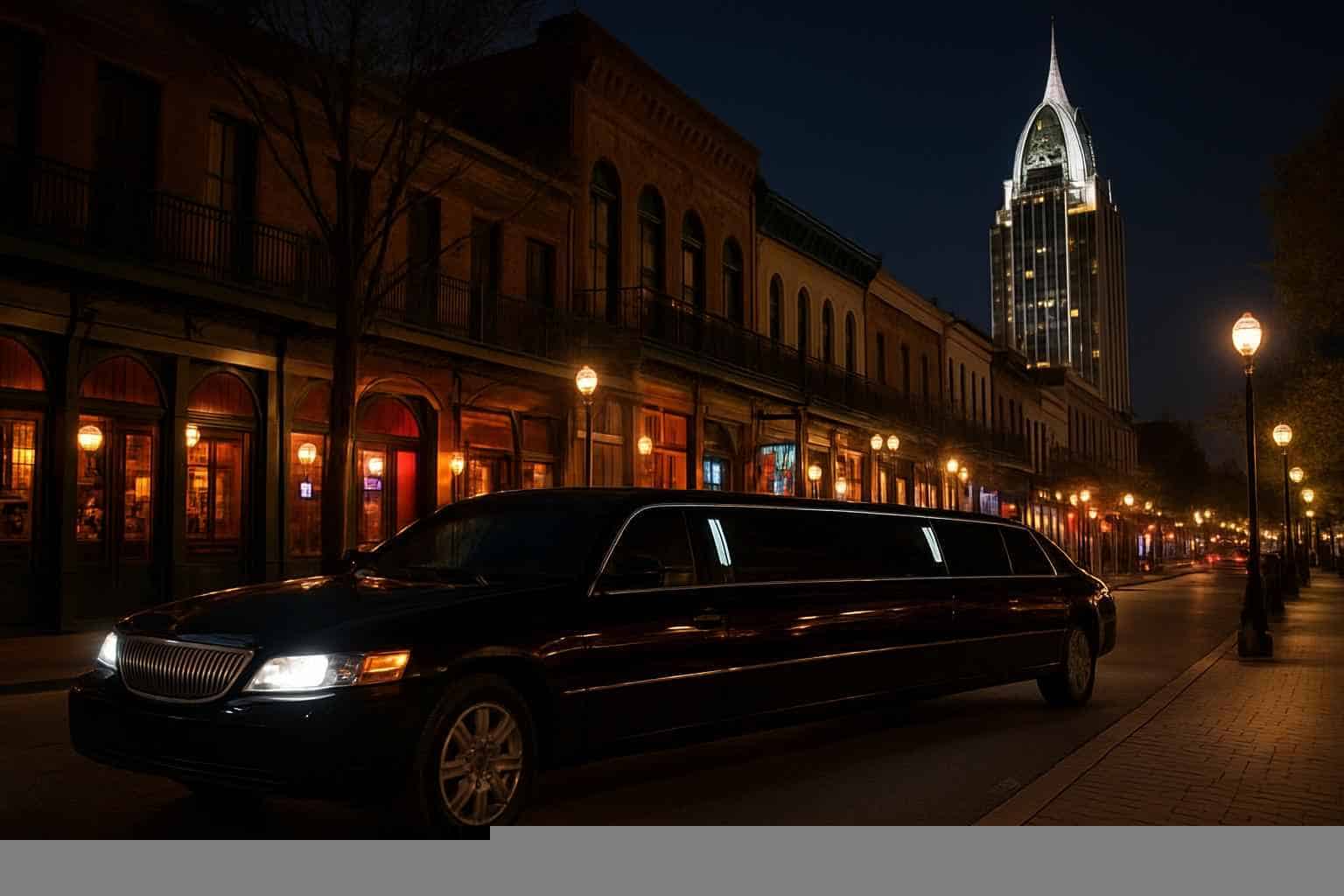 Do you service nightlife areas and downtown districts in Mobile Alabama for hourly charters