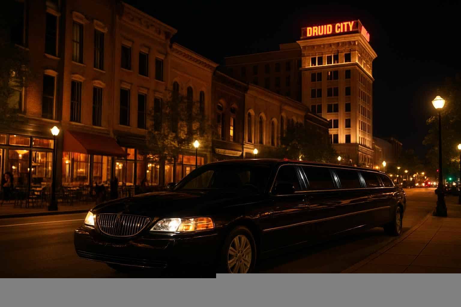 Do You Service Nightlife Areas And Downtown Districts In Tuscaloosa Alabama For Hourly Charters
