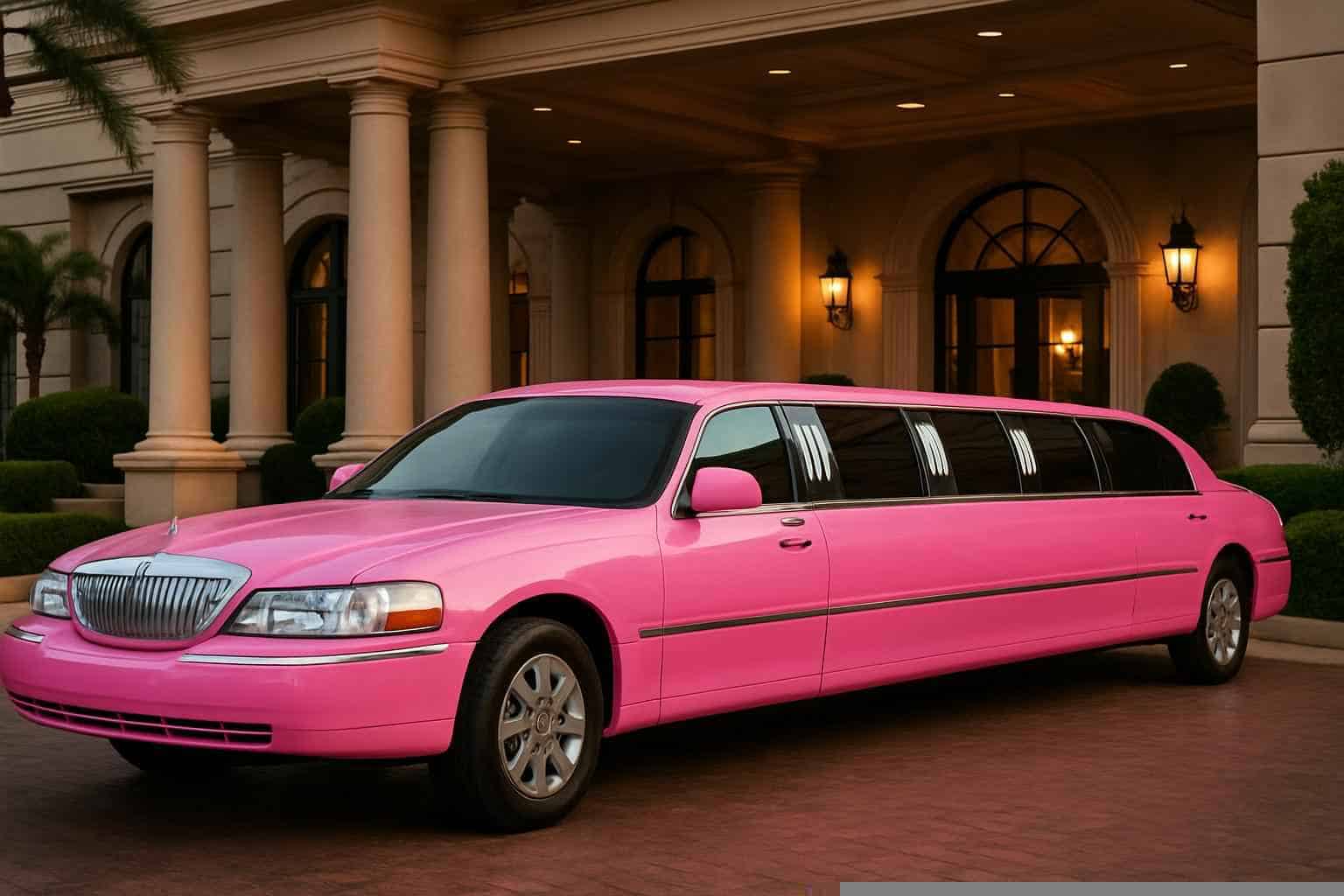 Pink Stretch Limos And Party Buses In Dothan